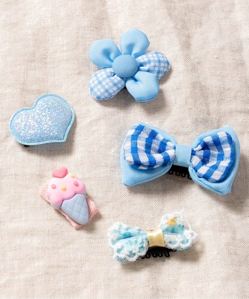 ♡♡様ご確認用☆ベビーヘアクリップ ベビー ヘアアクセサリー 6点セット [2タイプ 全12種類
