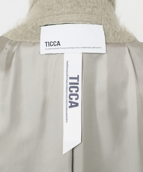 TICCA（ティッカ）の「別注【TICCA / ティッカ】モヘヤ混テントコート（その他アウター・レディース・ベージュ・FREE）」の20枚目の写真