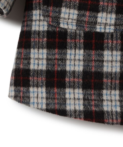 こども ビームス（コドモビームス）の「チェック ステンカラー コート 2025FW（110～140cm）（その他アウター・キッズ・ブラウン・110/120/130/140）」の11枚目の写真