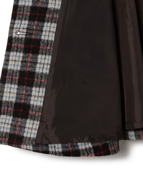 こども ビームス（コドモビームス）の「チェック ステンカラー コート 2025FW（110～140cm）（その他アウター・キッズ・ブラウン・110/120/130/140）」の14枚目の写真