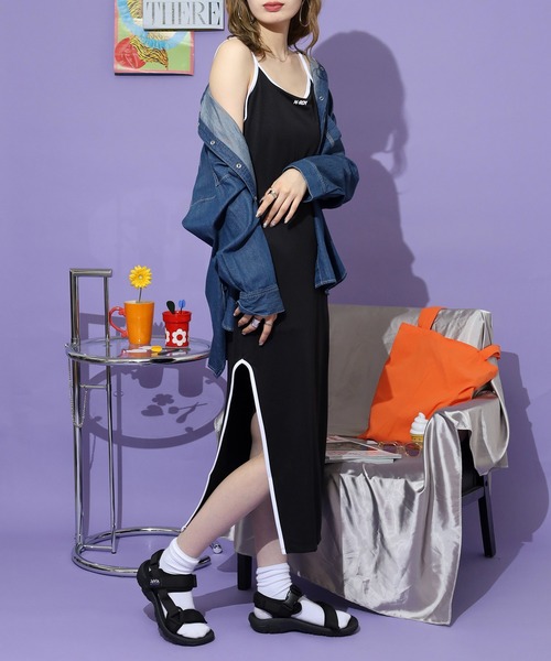 トラック ロング ドレス（ワンピース）｜NERDY（ノルディ）の