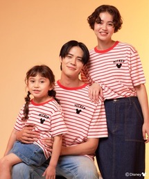 Disney（ディズニー）の「Mickey/Arnold Palmer/ボーダーTシャツ（Tシャツ/カットソー）」