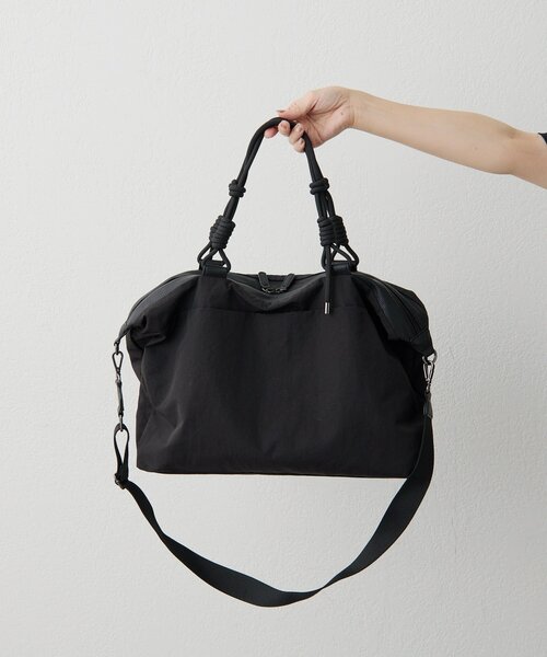 ear PAPILLONNER(イアパピヨネ)の「《撥水》トラベルボストンバッグL(ボストンバッグ・レディース・ブラック/グレー・FREE)」の6枚目の写真