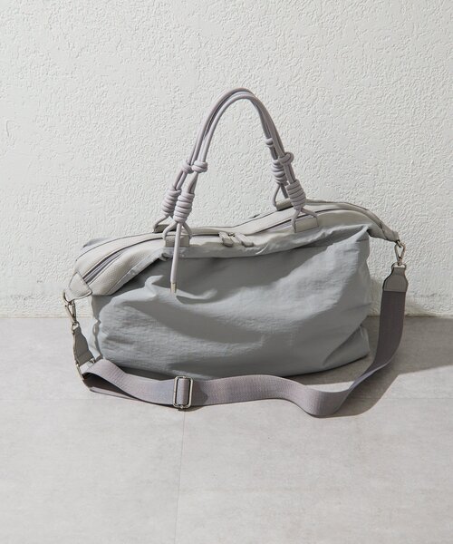 ear PAPILLONNER(イアパピヨネ)の「《撥水》トラベルボストンバッグL(ボストンバッグ・レディース・ブラック/グレー・FREE)」の18枚目の写真