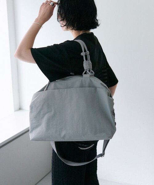 ear PAPILLONNER(イアパピヨネ)の「《撥水》トラベルボストンバッグL(ボストンバッグ・レディース・ブラック/グレー・FREE)」の16枚目の写真
