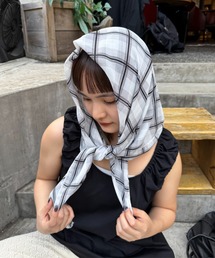 CIAOPANIC TYPY（チャオパニックティピー）の「lilシアーチェックスカーフ（バンダナ/スカーフ）」