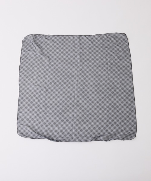 CIAOPANIC TYPY（チャオパニックティピー）の「lilシアーチェックスカーフ（バンダナ/スカーフ・レディース・ブラック系その他/ホワイト/ブラック・ONE SIZE）」の11枚目の写真