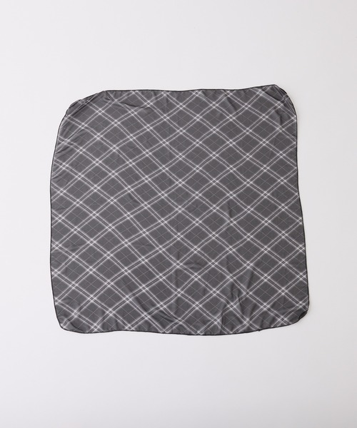 CIAOPANIC TYPY（チャオパニックティピー）の「lilシアーチェックスカーフ（バンダナ/スカーフ・レディース・ブラック系その他/ホワイト/ブラック・ONE SIZE）」の9枚目の写真