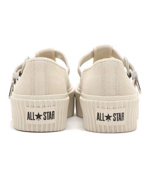 CONVERSE（コンバース）の「CONVERSE ALL STAR LIFTD RIBTAPE T-STRAP WT OX  / コンバース オールスター リフテッド リブテープ ティーストラップ WT オックス（スニーカー・レディース・ホワイト・24.0cm/23.5cm/23.0cm/24.5cm）」の4枚目の写真