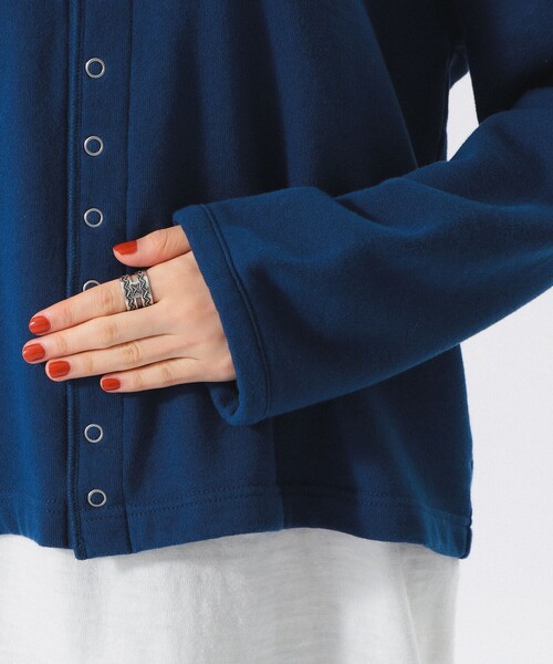 BEAMS BOY（ビームスボーイ）の「【1/15再値下げ】リングドット カーディガン（カーディガン/ボレロ・レディース・チャコールグレー/ブルー/ピンク/レッド・1/2）」の12枚目の写真