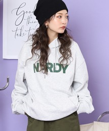 NERDY（ノルディ）の「ビッグブレンクロゴフーディー（パーカー）」