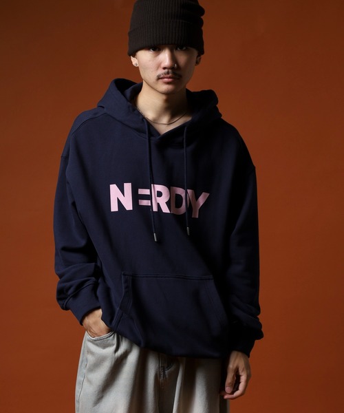 セール】ビッグブレンクロゴフーディー（パーカー）｜NERDY（ノルディ