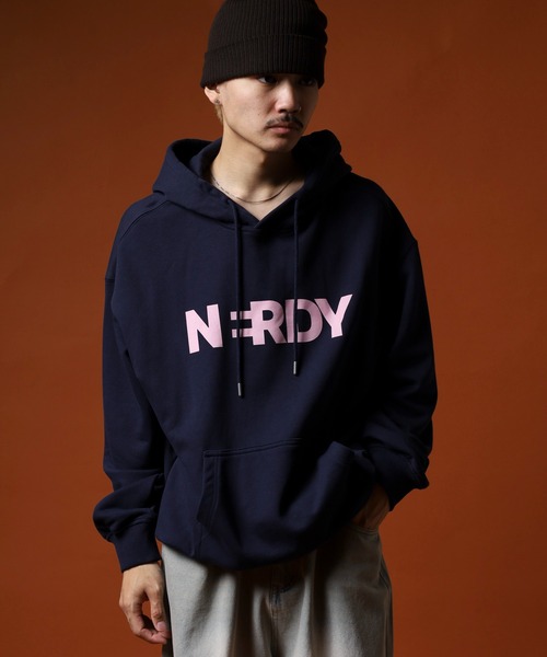 セール】ビッグブレンクロゴフーディー（パーカー）｜NERDY（ノルディ