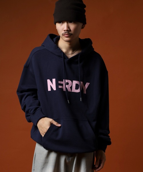 セール】ビッグブレンクロゴフーディー（パーカー）｜NERDY（ノルディ