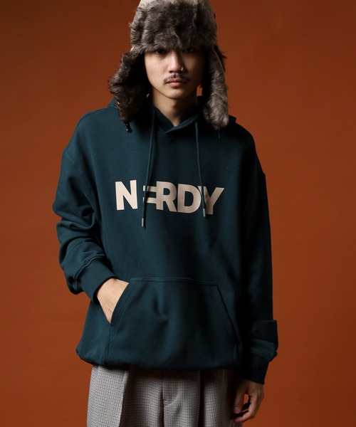 セール】ビッグブレンクロゴフーディー（パーカー）｜NERDY（ノルディ