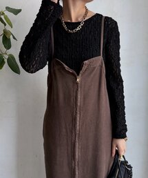 DouDou | リンクルフラワーシャーリングプルオーバー(Tシャツ/カットソー)