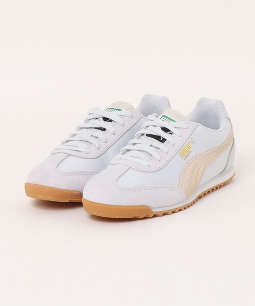 PUMA(プーマ)の「PUMA プーマ ユニセックス アリゾナ ナイロン スニーカー(スニーカー・メンズ・シルバー×ゴールド/レッド・26.5cm/27.0cm/25.5cm/26.0cm/27.5cm/29.0cm/30.0cm/28.0cm/28.5cm/25.0cm/22.0cm/22.5cm/24.0cm/24.5cm/23.0cm/23.5cm/29.5cm)」の8枚目の写真