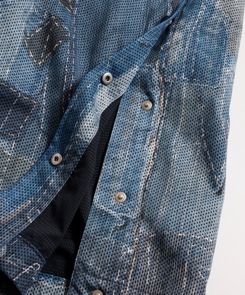 FDMTL(ファンダメンタル)の「FDMTL/ファンダメンタル/BORO SIDE BUTTON HAKAMA PANTS(デニムパンツ・メンズ・インディゴブルー・28/30/32)」の4枚目の写真