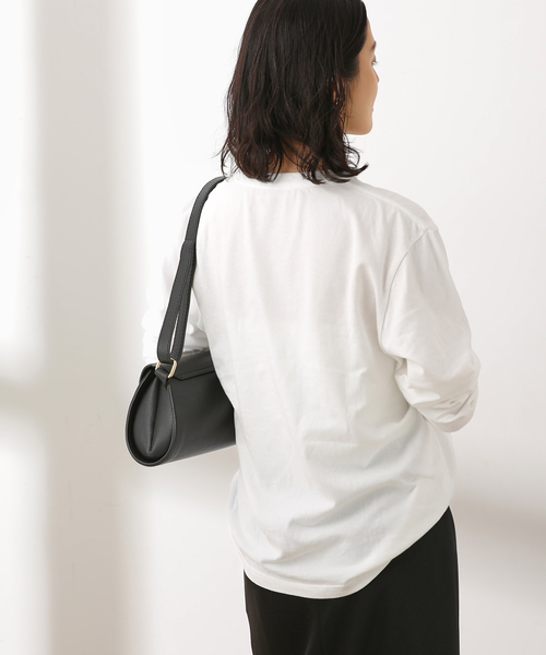 journal standard L'essage（ジャーナルスタンダードレサージュ）の「【MICKEY】ピグメントロングスリーブTシャツ（Tシャツ/カットソー・レディース・ホワイト/ブラウン/グレー・FREE）」の16枚目の写真