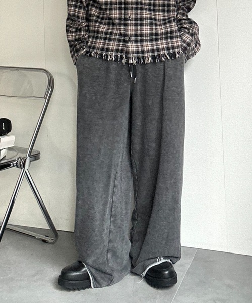 CREARE -LINO-(クレアーレリノ)の「ピグメントスウェットパンツ(スウェットパンツ・メンズ・ブラウン/ブラック/杢グレー・M/L/XL)」の1枚目の写真