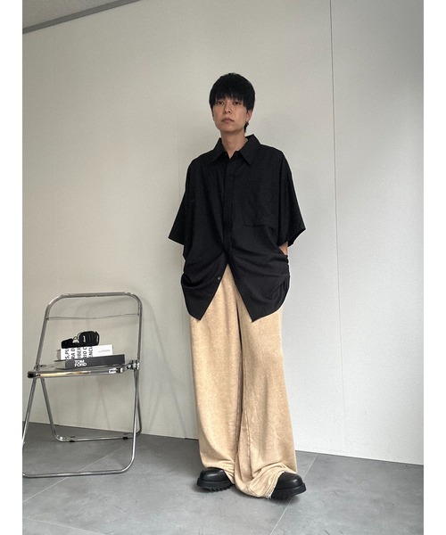 CREARE -LINO-(クレアーレリノ)の「ピグメントスウェットパンツ(スウェットパンツ・メンズ・ブラウン/ブラック/杢グレー・M/L/XL)」の9枚目の写真