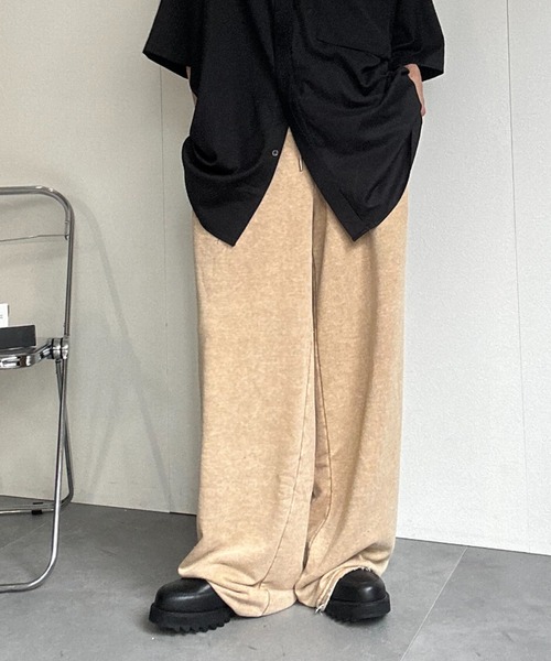 CREARE -LINO-(クレアーレリノ)の「ピグメントスウェットパンツ(スウェットパンツ・メンズ・ブラウン/ブラック/杢グレー・M/L/XL)」の10枚目の写真
