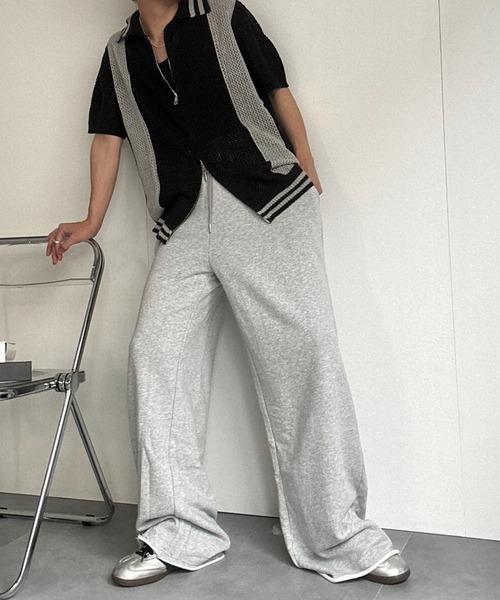 CREARE -LINO-(クレアーレリノ)の「ピグメントスウェットパンツ(スウェットパンツ・メンズ・ブラウン/ブラック/杢グレー・M/L/XL)」の17枚目の写真