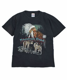 【USED】90’s T-AMERICA “Forever Free” アニマル Tシャツ