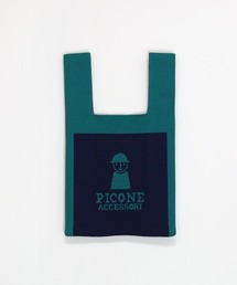 STUDIO PICONE（スタジオピッコーネ）の「ピコ柄ニットトートバッグ（トートバッグ）」