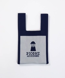 STUDIO PICONE（スタジオピッコーネ）の「ピコ柄ニットトートバッグ（トートバッグ）」