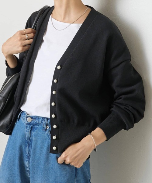 パールボタンカーディガン（カーディガン/ボレロ）｜BEARDSLEY