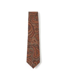 BEAMS F | Fermo Fossati シルク ペイズリー柄 プリント ネクタイ(ネクタイ)