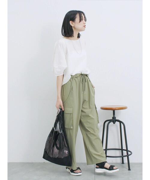 Samansa Mos2 blue（サマンサモスモスブルー）の「◎ドット刺繍ブラウス（シャツ/ブラウス・レディース・ブラック/サックスブルー/オフホワイト・F）」の12枚目の写真