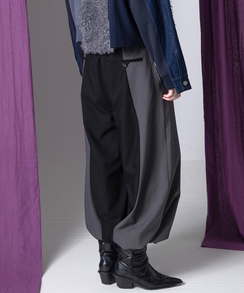 AULA AILA(アウラアイラ)の「ウェーブラインドローストリングパンツ(その他パンツ・レディース・グレー/ベージュ/グリーン・1/0)」の8枚目の写真