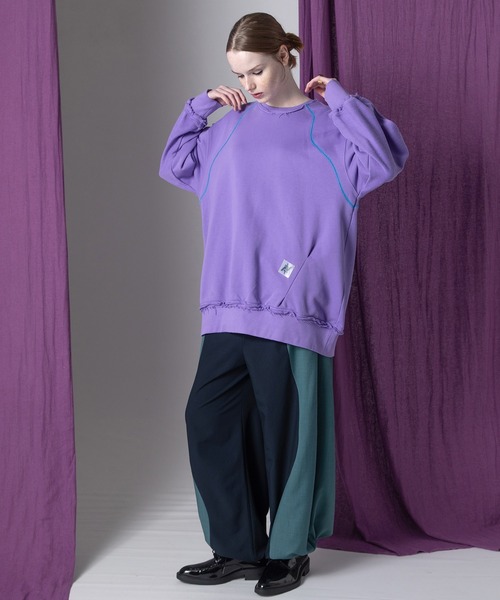 AULA AILA(アウラアイラ)の「ウェーブラインドローストリングパンツ(その他パンツ・レディース・グレー/ベージュ/グリーン・1/0)」の19枚目の写真