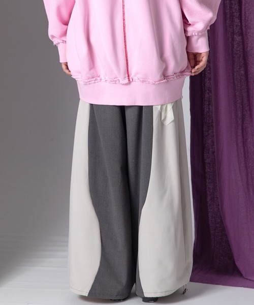 AULA AILA(アウラアイラ)の「ウェーブラインドローストリングパンツ(その他パンツ・レディース・グレー/ベージュ/グリーン・1/0)」の22枚目の写真
