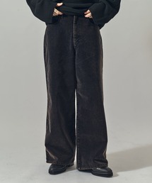 フロッキーワイドデニム