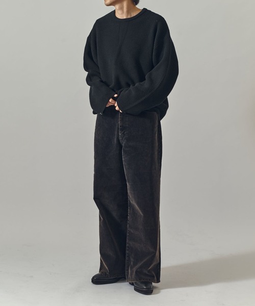 Lui's（ルイス）の「フロッキーワイドデニム（デニムパンツ・メンズ・ネイビー/ブラック・S/M）」の8枚目の写真