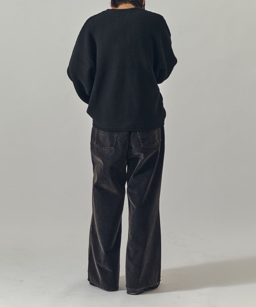 Lui's（ルイス）の「フロッキーワイドデニム（デニムパンツ・メンズ・ネイビー/ブラック・S/M）」の9枚目の写真