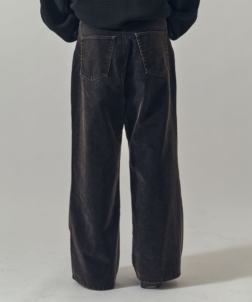 Lui's（ルイス）の「フロッキーワイドデニム（デニムパンツ・メンズ・ネイビー/ブラック・S/M）」の3枚目の写真
