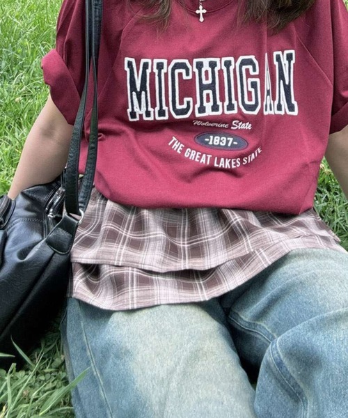 AS KNOW AS plus(アズノゥアズプラス)の「♪アソートデザイン 腰巻き風レイヤードスカート(スカート・レディース・ブラック系その他/オフホワイト/ブラウン系その他/アイボリー・FREE)」の4枚目の写真