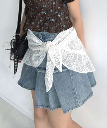 AS KNOW AS plus | ♪アソートデザイン 腰巻き風レイヤードスカート(スカート)