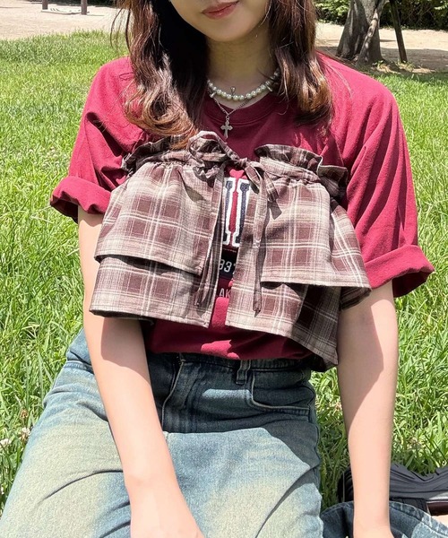 AS KNOW AS plus(アズノゥアズプラス)の「♪アソートデザイン 腰巻き風レイヤードスカート(スカート・レディース・ブラック系その他/オフホワイト/ブラウン系その他/アイボリー・FREE)」の15枚目の写真