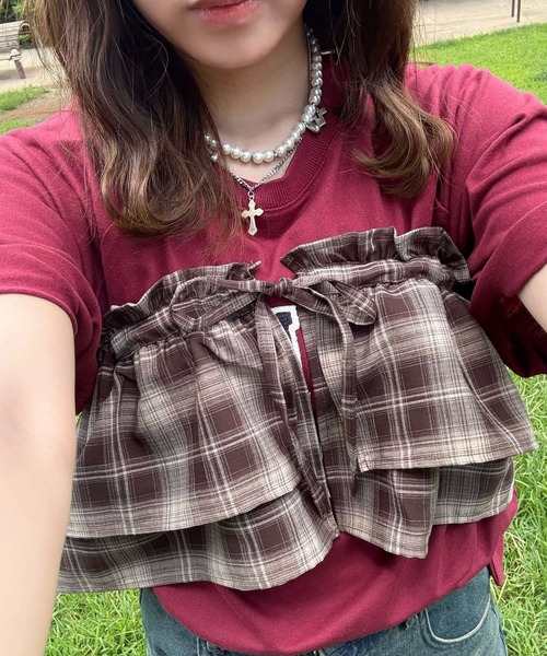 AS KNOW AS plus(アズノゥアズプラス)の「♪アソートデザイン 腰巻き風レイヤードスカート(スカート・レディース・ブラック系その他/オフホワイト/ブラウン系その他/アイボリー・FREE)」の16枚目の写真