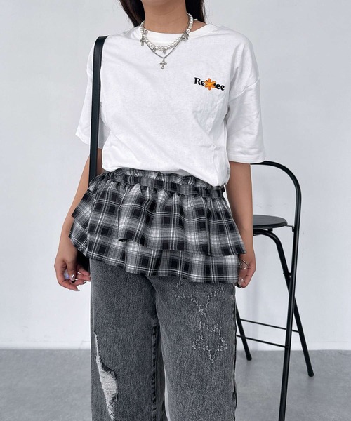 AS KNOW AS plus(アズノゥアズプラス)の「♪アソートデザイン 腰巻き風レイヤードスカート(スカート・レディース・ブラック系その他/オフホワイト/ブラウン系その他/アイボリー・FREE)」の20枚目の写真