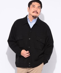 B&T CLUB | B＆T CLUB (ビーアンドティークラブ) ウール混 ポケット ボタン ニットジャケット(カーディガン/ボレロ)