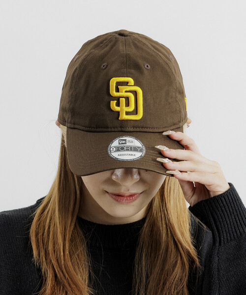 FREAK'S STORE(フリークスストア)の「限定展開 NEW ERA/ニューエラ ×FREAK'S STORE 別注 9FORTY Tonal Logo / 940 メジャーリーグ 刺繍ロゴ ベースボールキャップ(キャップ・メンズ・ベージュ/ネイビー/ブラウン/ブラック・フリ-)」の22枚目の写真