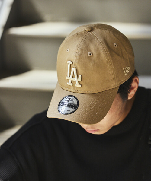 FREAK'S STORE(フリークスストア)の「限定展開 NEW ERA×FREAK'S STORE/ニューエラ 別注 9FORTY Tonal Logo / 940 メジャーリーグ 刺繍ロゴ ベースボールキャップ(キャップ・メンズ・ベージュ/ネイビー/ブラウン/ブラック・フリ-)」の6枚目の写真