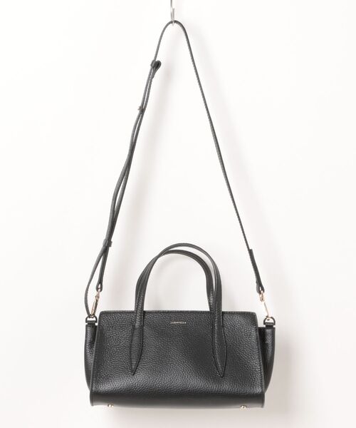 LORISTELLA(ロリステッラ)の「【LORISTELLA】シュリンクレザーベーシックハンドバッグ(Q56480)(ハンドバッグ・レディース・ライトグレー/ブラック・ALL)」の1枚目の写真