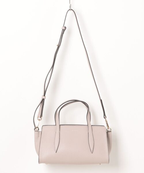 LORISTELLA(ロリステッラ)の「【LORISTELLA】シュリンクレザーベーシックハンドバッグ(Q56480)(ハンドバッグ・レディース・ライトグレー/ブラック・ALL)」の7枚目の写真